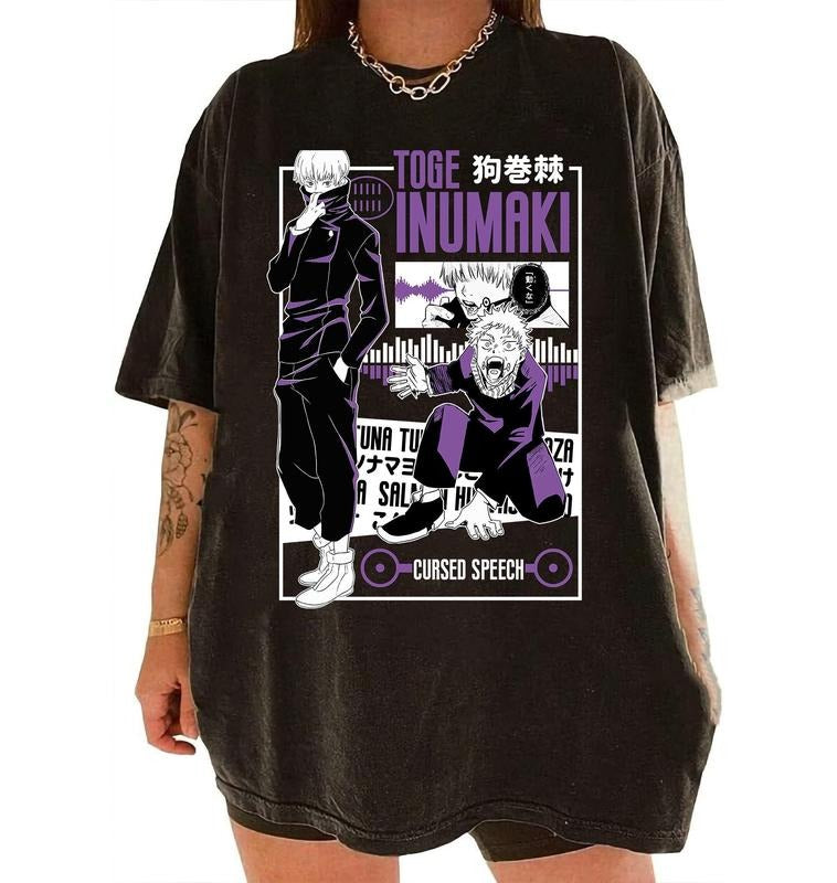 Vintage Inumaki Toge Shirt Toge Shirt Inumaki Shirt Anime Shirt T-Shirts, Hoodie, Sweatshirt - T-Shirt, Sweatshirt, Hoodie