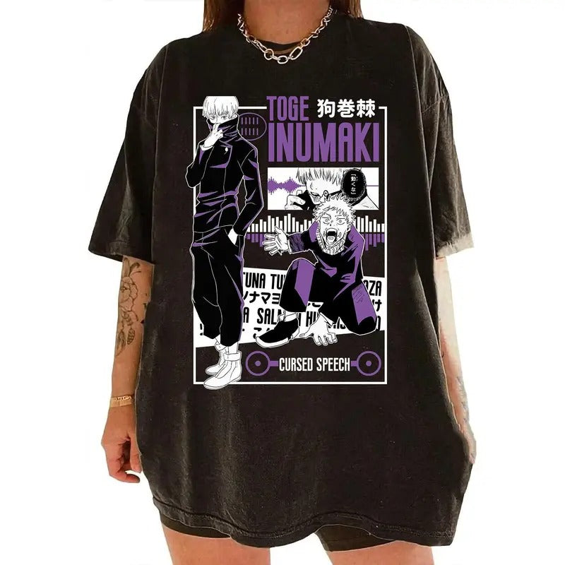 Vintage Inumaki Toge Shirt Toge Shirt Inumaki Shirt Anime Shirt Manga Shirt Anime Fan Shirt 3 Top Womenswear T-Shirts, Hoodie, Sweatshirt - T-Shirt, Sweatshirt, Hoodie