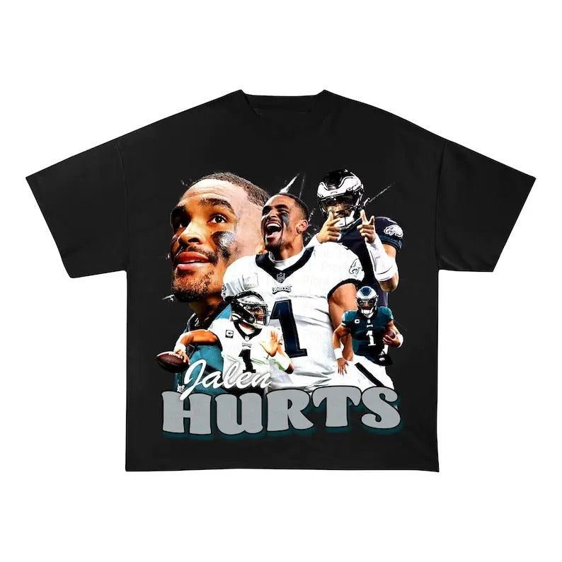 Vintage Jalen Hurts Shirt Vintage Sport Fan T-Shirts, Hoodie, Sweatshirt - T-Shirt, Sweatshirt, Hoodie