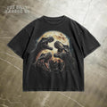 Vintage Jurassic Dinosaur TRex Moon Retro 90s Shirt Dinosaur Lover Prehistoric Animal T-Shirts, Hoodie, Sweatshirt - T-Shirt, Sweatshirt, Hoodie
