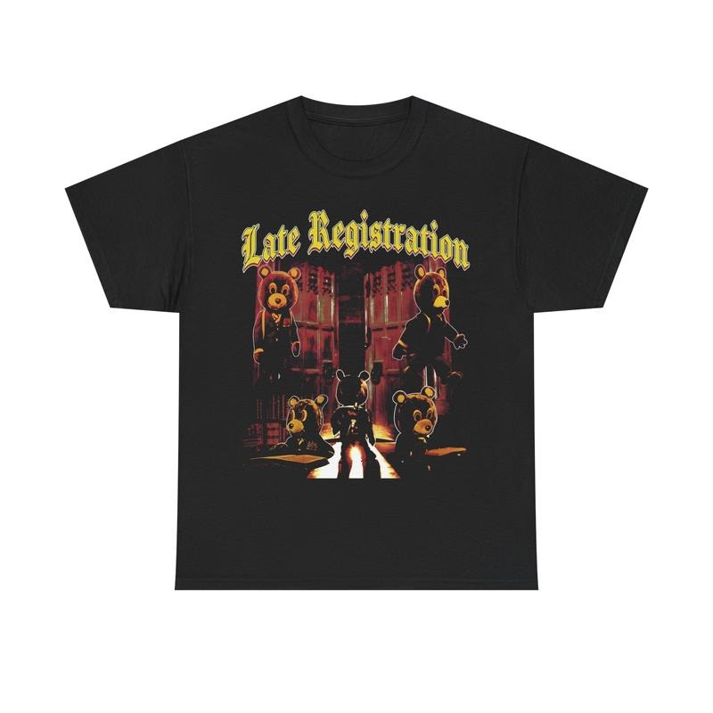 Vintage Late Registration Shirt Retro Streetwear 2000s Inspired Top T-Shirts, Hoodie, Sweatshirt - T-Shirt, Sweatshirt, Hoodie