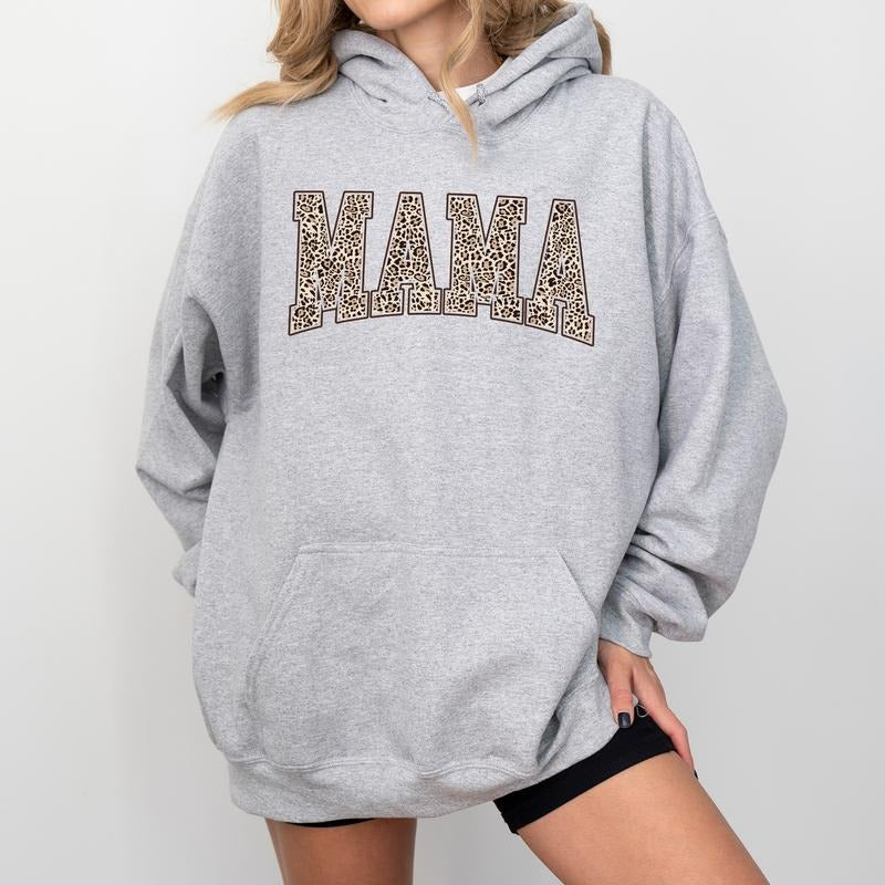 Vintage Mama Leopard Mama Varsity Leopard Mama Motherhood Mom T-Shirts, Hoodie, Sweatshirt - T-Shirt, Sweatshirt, Hoodie