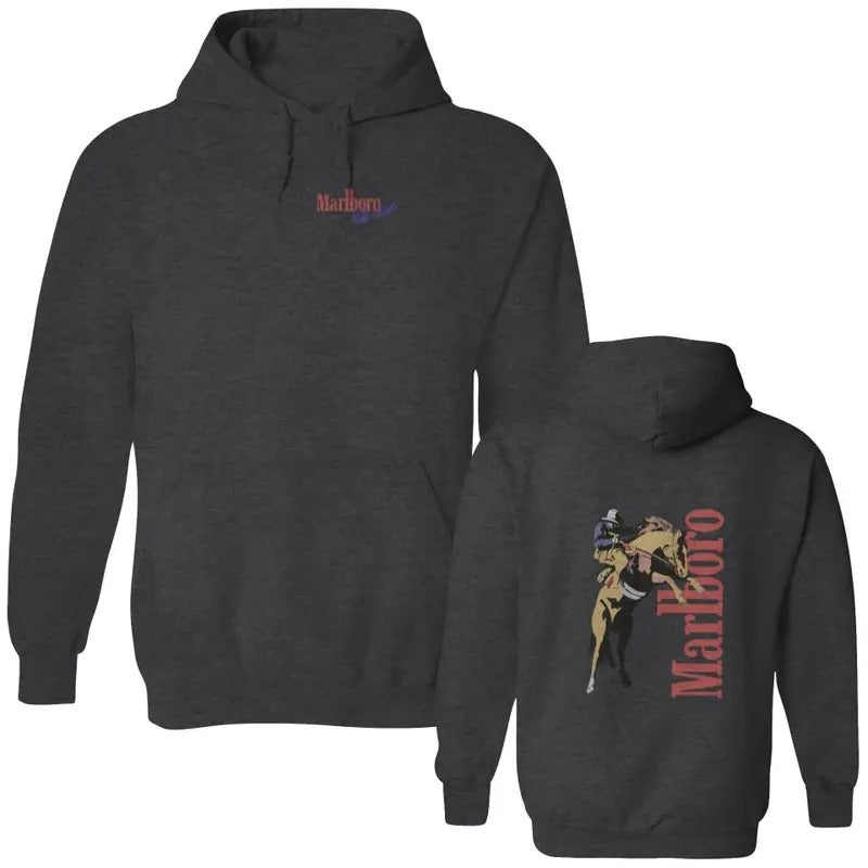 Vintage Marlboro Cowboy Wild West Double Sided Country Music T-Shirts, Hoodie, Sweatshirt - T-Shirt, Sweatshirt, Hoodie
