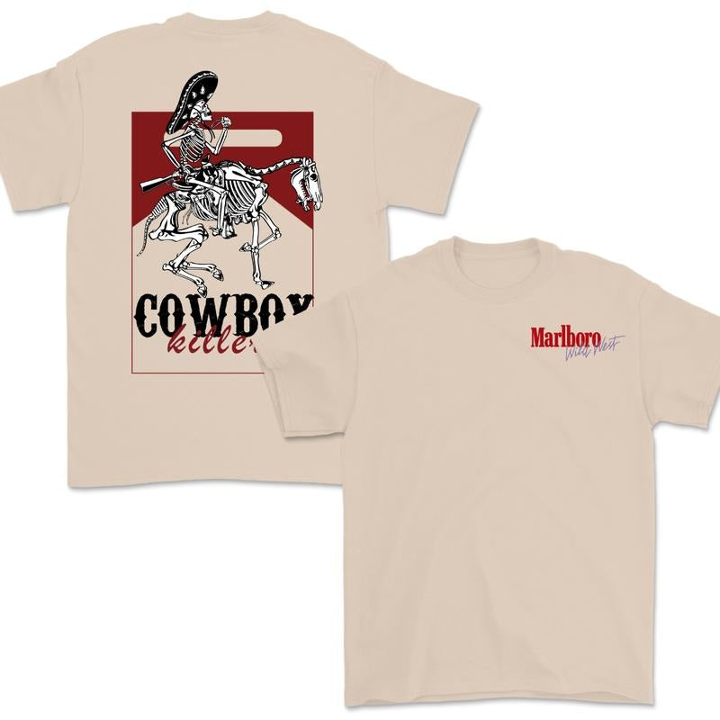 Vintage Marlboro Cowboy Wild West Shirt Country Music Cowboy Kille T-Shirts, Hoodie, Sweatshirt - T-Shirt, Sweatshirt, Hoodie