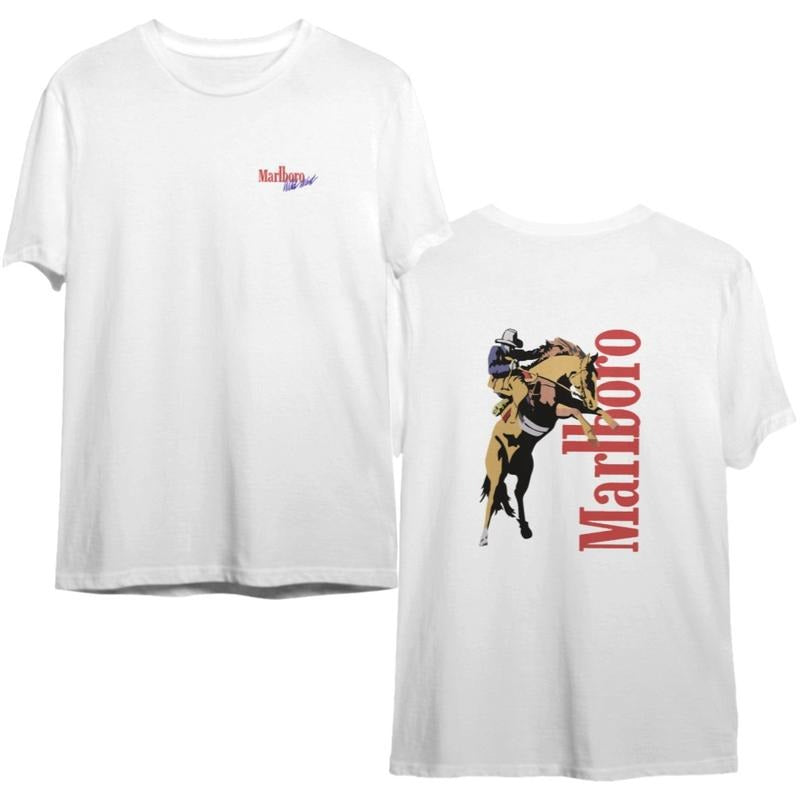 Vintage Marlboro Cowboy Wild West Shirt Vintage Marlboro Shirt USA Shirt Retro Cowboy T-Shirts, Hoodie, Sweatshirt - T-Shirt, Sweatshirt, Hoodie