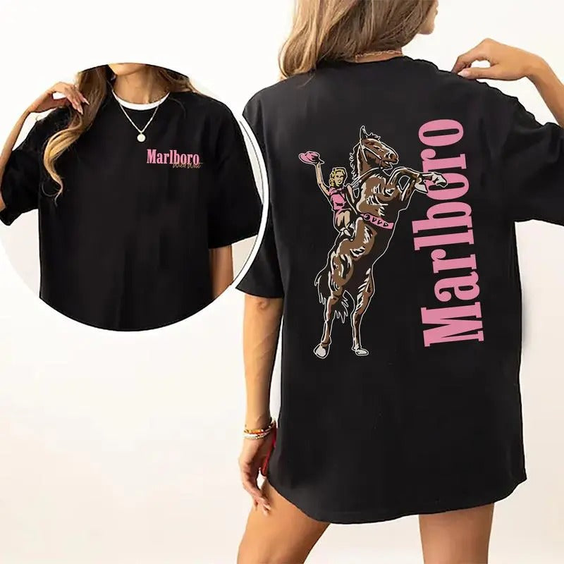 Vintage Marlboro Cowgirl Wird West T-Shirts, Hoodie, Sweatshirt - T-Shirt, Sweatshirt, Hoodie