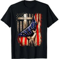Vintage Faith Over Fear Christian Cross American Flag Made USA T-Shirts, Hoodie, Sweatshirt - T-Shirt, Sweatshirt, Hoodie