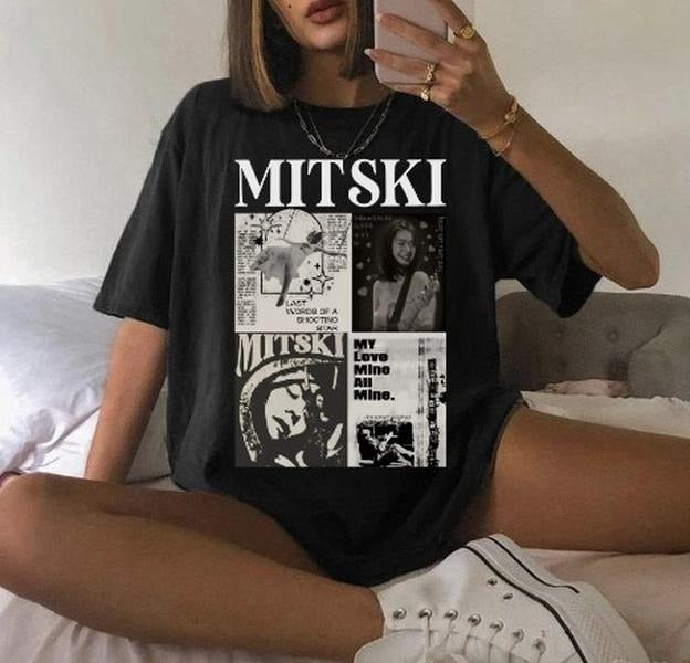 Vintage Mitski Album Cover Mitski Music Cotton All Size Shirt T-Shirts, Hoodie, Sweatshirt - T-Shirt, Sweatshirt, Hoodie