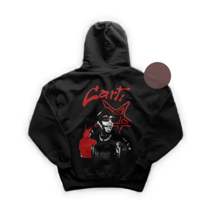 Vintage Playboi Carti Whole Lotta Red Album Sky Single New Album Hooded Menswear Womenswear Top T-Shirts, Hoodie, Sweatshirt - T-Shirt, Sweatshirt, Hoodie