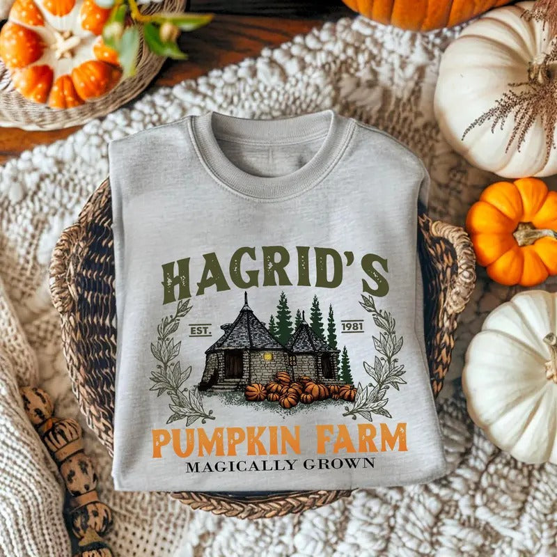 Vintage Pumpkin Farm Vintage Pumpkin Patch Shirt Retro Halloween Vintage Pumpkin Halloween Farm Shirt Magical Grown T-Shirts, Hoodie, Sweatshirt - T-Shirt, Sweatshirt, Hoodie