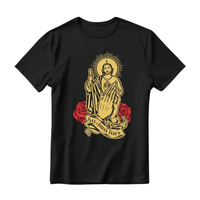 Vintage San JuditasTadeo Roses Top Womenswear Underwear Cotton Polyester Printed T-Shirts, Hoodie, Sweatshirt - T-Shirt, Sweatshirt, Hoodie