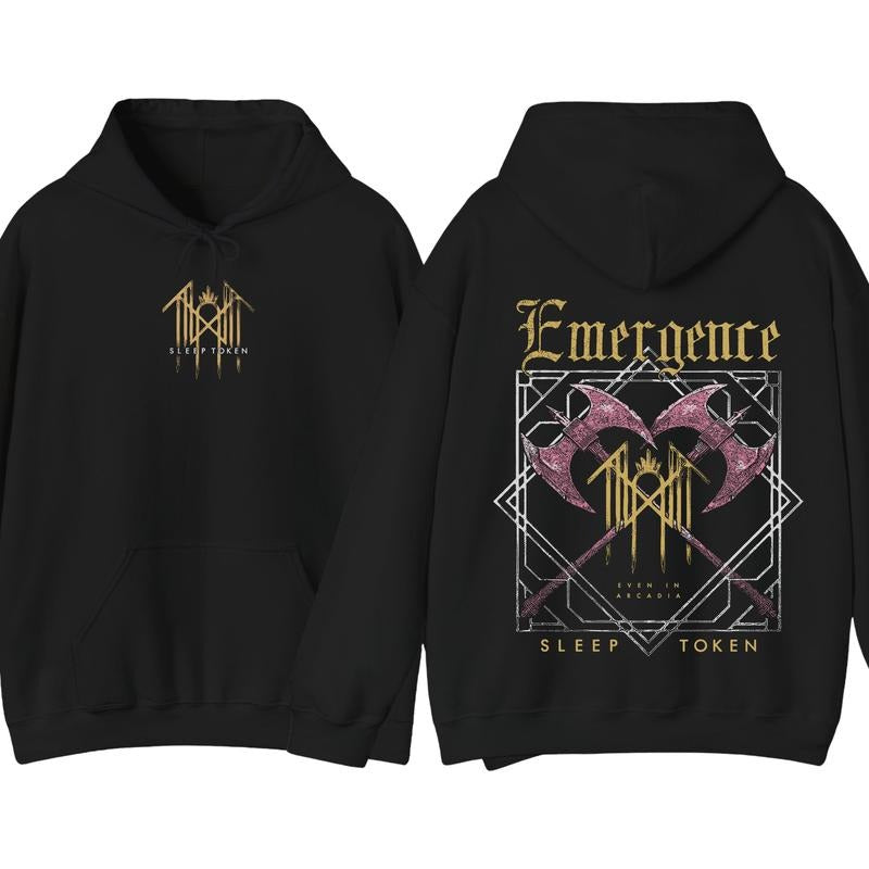 Vintage Sleep Token Emergence Even Arcadia Sleep Token Tour 2025 Shirt New Song Concert Tour Fan T-Shirts, Hoodie, Sweatshirt - T-Shirt, Sweatshirt, Hoodie
