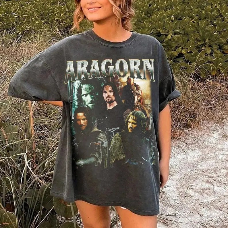 Vintage .Ragorn Shirt Vintage 90s Grapic Fan Shirt L.Ord Ri.Ngs Shirt T-Shirts, Hoodie, Sweatshirt - T-Shirt, Sweatshirt, Hoodie