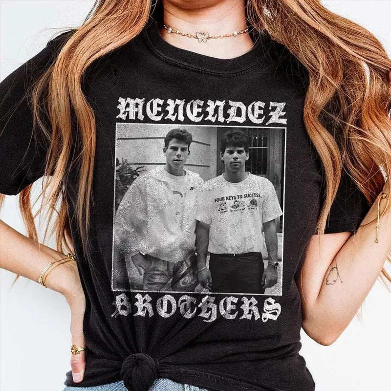 Vintage Menendez Brothers Shirt 80s Erik & Lyle True Crime Fan Retro Monster Murderabilia Menswear Streetwear T-Shirts, Hoodie, Sweatshirt - T-Shirt, Sweatshirt, Hoodie