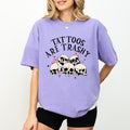 Vintage Tattoos Are Trashy Shirt Retro Tattoos Are Trashy Skull Skeleton Printed Funny Tattoos Lover Sarcastic Tattoos Are Idiots Shirt Comfy Tops Womenswear Cotton Fabric Relaxed Fit T-Shirts, Hoodie, Sweatshirt - T-Shirt, Sweatshirt, Hoodie