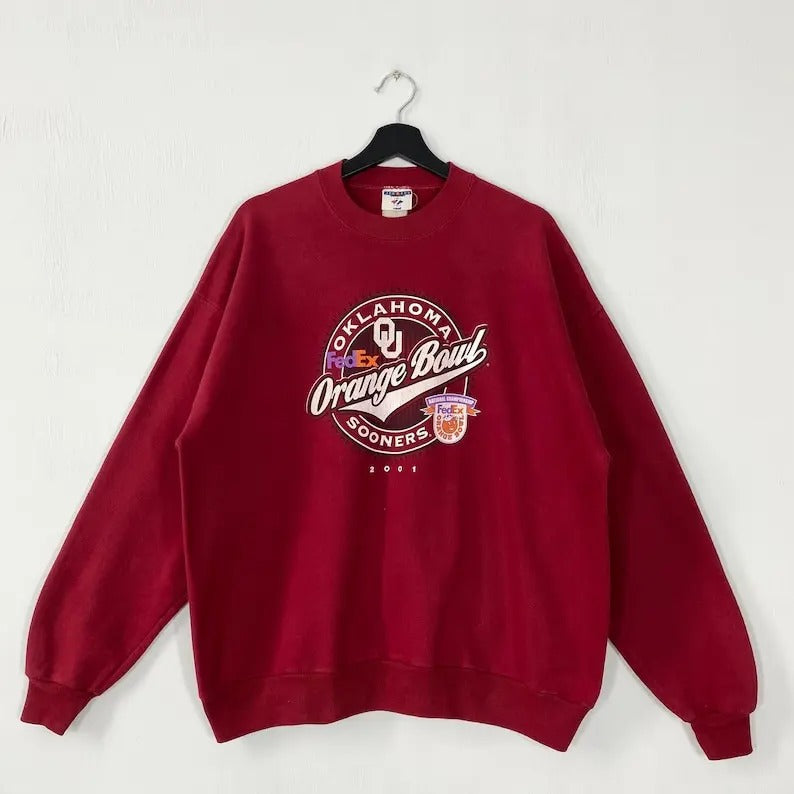 Vintage University Oklahoma University Oklahoma Oklahoma Oklahoma Sooners Print Logo Menswear Athletic Black Collar Casual T-Shirts, Hoodie, Sweatshirt - T-Shirt, Sweatshirt, Hoodie