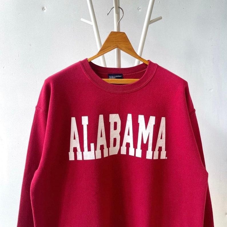 Vintage University Alabama Cotton Menswear T-Shirts, Hoodie, Sweatshirt - T-Shirt, Sweatshirt, Hoodie