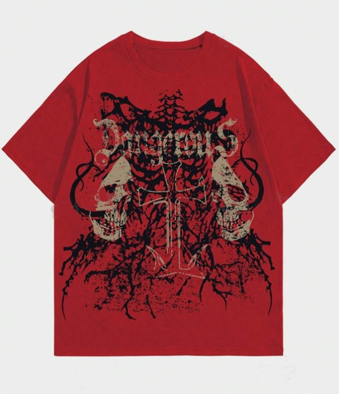 Vintage Y2K Affliction Grunge Punk Rock Gothic Skull Cross Printed Top Menswear Streetwear T-Shirts, Hoodie, Sweatshirt - T-Shirt, Sweatshirt, Hoodie