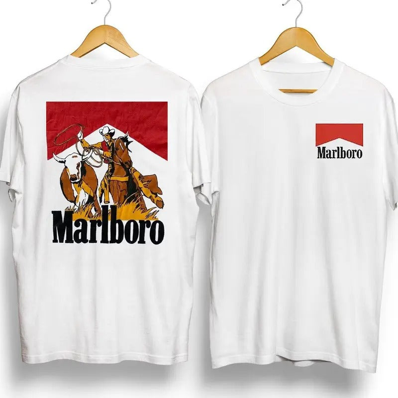 Vintage Marlboro2 Cotton Casual Streetwear Top Fans T-Shirts, Hoodie, Sweatshirt - T-Shirt, Sweatshirt, Hoodie