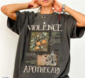 Violence Apothecary Shirt Fourth Wing Shirt Basgiath War College Shirt Violet Sorrengail Riorson House Xaden Riorson T-Shirts, Hoodie, Sweatshirt - T-Shirt, Sweatshirt, Hoodie