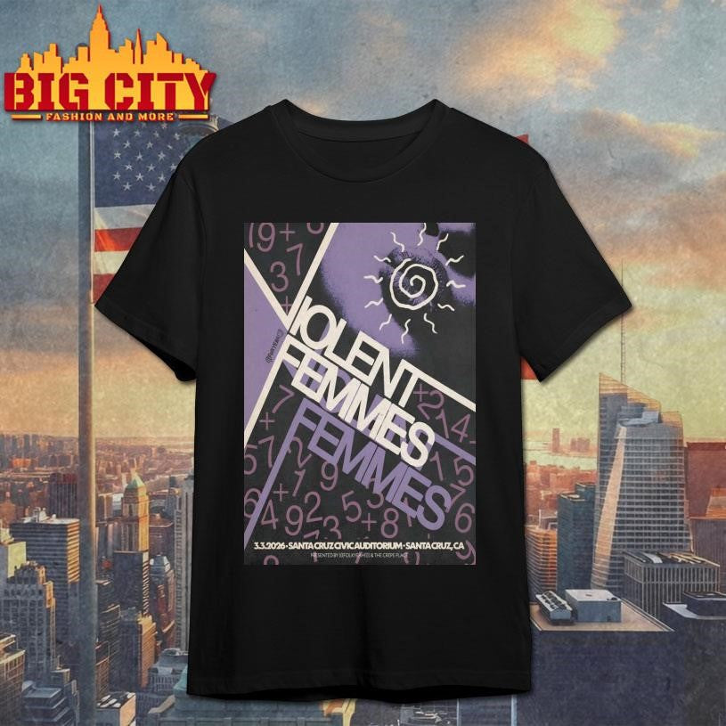 Violent Femmes At Civic Auditorium On Mar 3 2026 Poster Shirt Unisex T-shirt, Sweatshirt, Hoodie, Long Sleeve Tee - T-Shirt, Sweatshirt, Hoodie