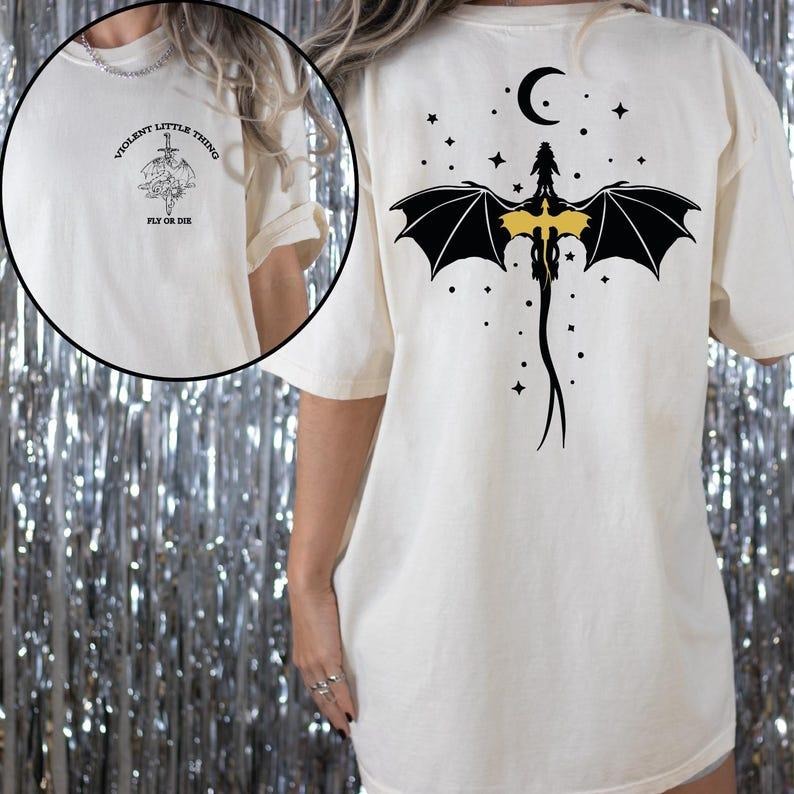 Violent Little Thing Fourth Wing Shirt Dragon Riders Quadrant Shirt Fly Die Shirt VLB921 T-Shirts, Hoodie, Sweatshirt - T-Shirt, Sweatshirt, Hoodie