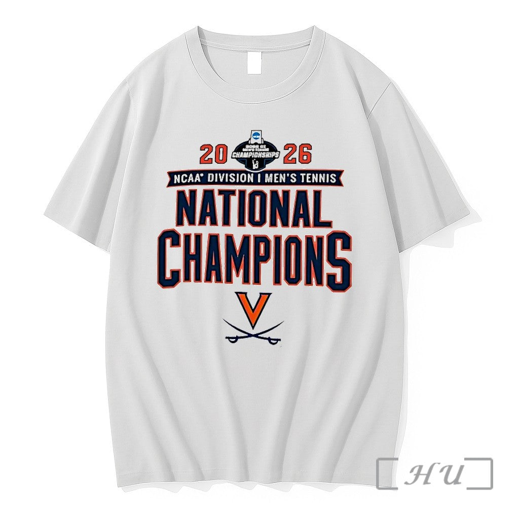 Virginia Cavaliers 2026 Ncaa Division I Mens Tennis National Champions Tshirts Sweater Unisex T-shirt, Sweatshirt, Hoodie, Long Sleeve Tee - T-Shirt, Sweatshirt, Hoodie