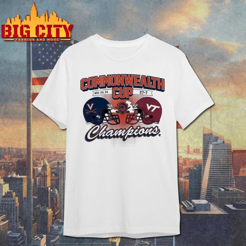 Virginia Cavaliers Commonwealth Cup Winner 2025 Shirt Unisex T-shirt, Sweatshirt, Hoodie, Long Sleeve Tee - T-Shirt, Sweatshirt, Hoodie