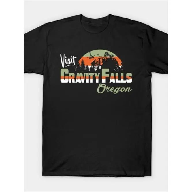 Visit Gravity Falls Novelty Short Sleeve Made USA T-Shirts, Hoodie, Sweatshirt - T-Shirt, Sweatshirt, Hoodie