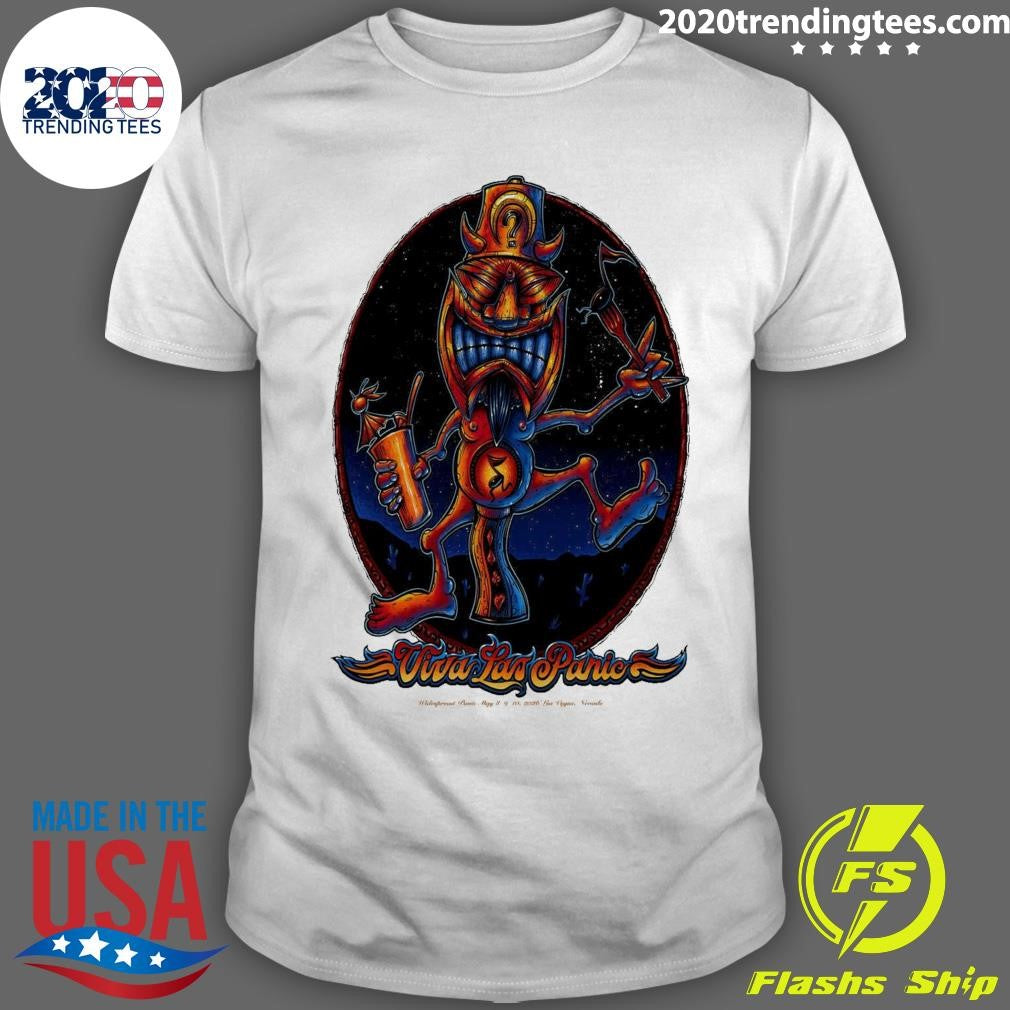Viva Las Panic Widespread Panic May 8-10 2026 Las Vegas Shirt Unisex T-shirt, Sweatshirt, Hoodie, Long Sleeve Tee - T-Shirt, Sweatshirt, Hoodie