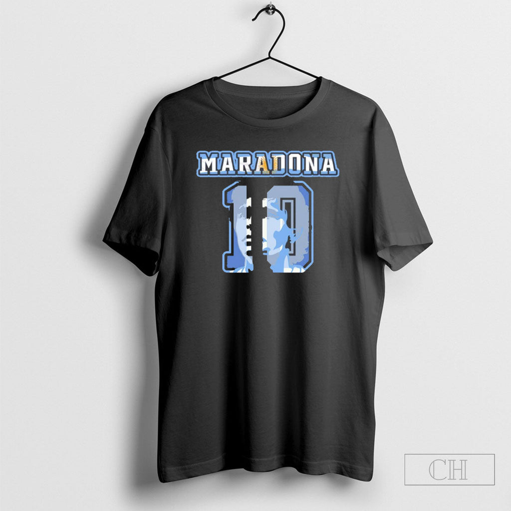 Vive La Fete Diego Maradona Argentina National Team Name Number Unisex T-shirt, Sweatshirt, Hoodie, Long Sleeve Tee - T-Shirt, Sweatshirt, Hoodie