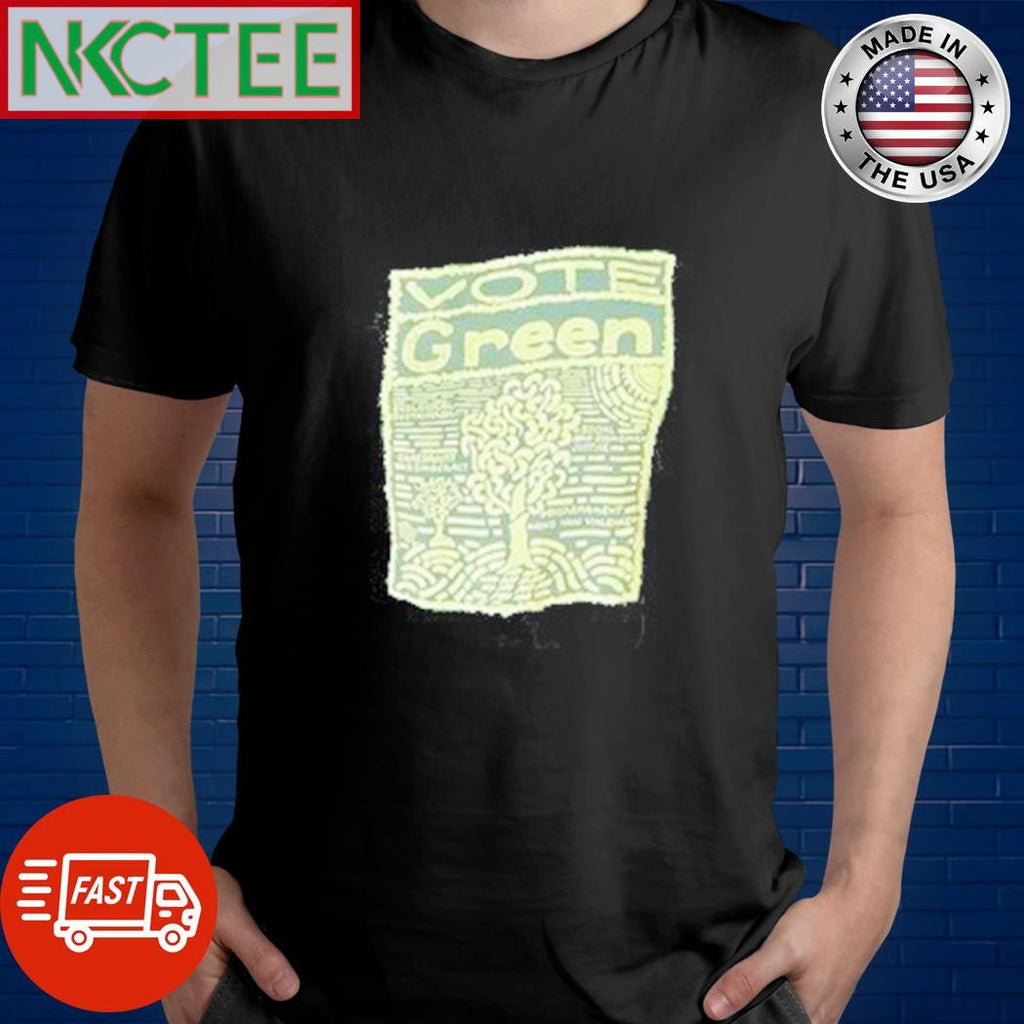 Vote Green tree shirt Unisex T-shirt, Sweatshirt, Hoodie, Long Sleeve Tee - T-Shirt, Sweatshirt, Hoodie