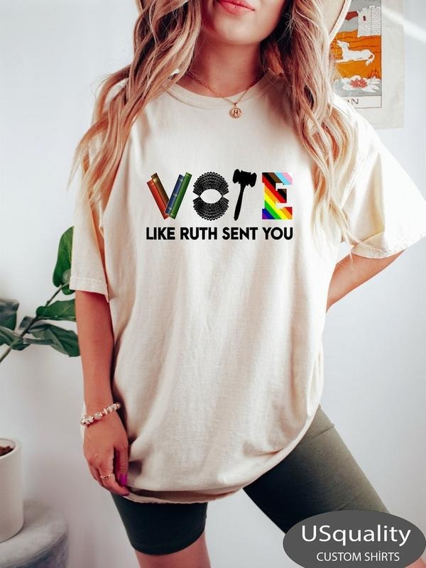 Vote Like Ruth Sent You Shirt Feminist Shirt Vote Shirt Ruth Bader Ginsburg Shirttttttttttttttttt T-Shirts, Hoodie, Sweatshirt - T-Shirt, Sweatshirt, Hoodie