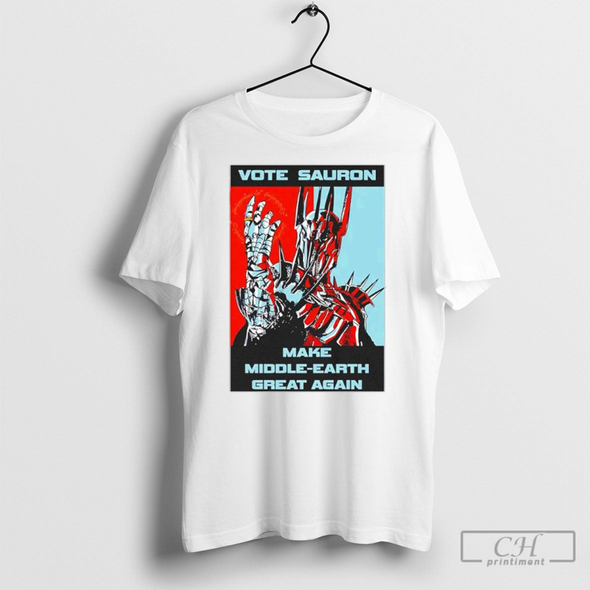 Vote Sauron Make Middle Earth Great Again Shirt Sweater Unisex T-shirt, Sweatshirt, Hoodie, Long Sleeve Tee - T-Shirt, Sweatshirt, Hoodie