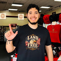Land of the free America 250 1776-2026 American flag shirt Unisex T-shirt, Sweatshirt, Hoodie, Long Sleeve Tee - T-Shirt, Sweatshirt, Hoodie