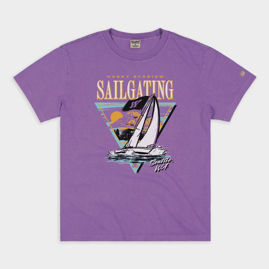 Washington Huskies Retro Sailgating Vintage Heavyweight T-Shirts, Hoodie, Sweatshirt - T-Shirt, Sweatshirt, Hoodie