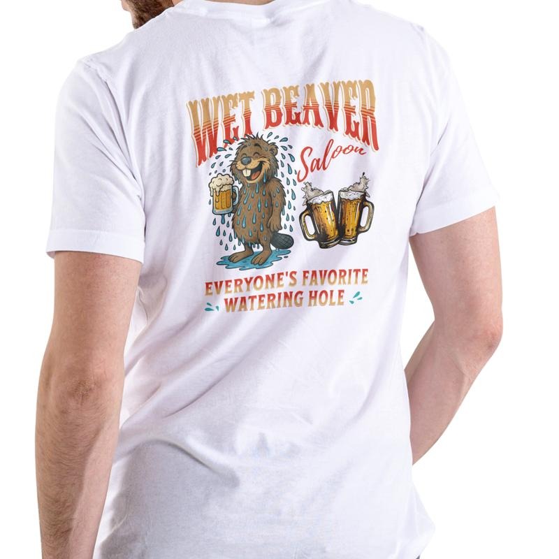 WET BEAVER SALOON Everyone'S Favorite Watering Hole Funny Cotton Menswear Top Love Soft T-Shirts, Hoodie, Sweatshirt - T-Shirt, Sweatshirt, Hoodie