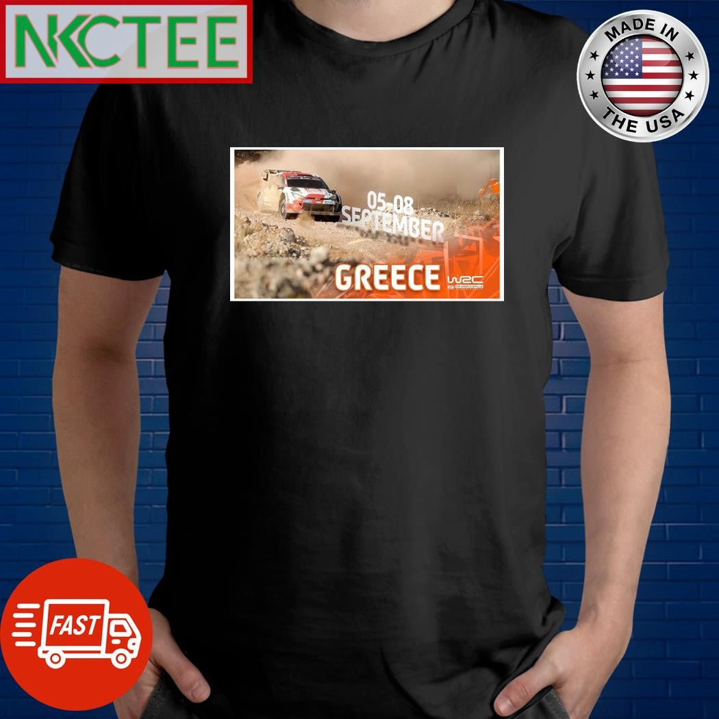 WRC Acropolis Race Greece 2024 shirt Unisex T-shirt, Sweatshirt, Hoodie, Long Sleeve Tee - T-Shirt, Sweatshirt, Hoodie