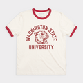 Washington State Retro Cougar Ringer T-Shirts, Hoodie, Sweatshirt - T-Shirt, Sweatshirt, Hoodie