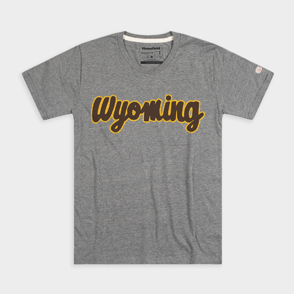 Wyoming Script Grey Style001 T-Shirts, Hoodie, Sweatshirt - T-Shirt, Sweatshirt, Hoodie