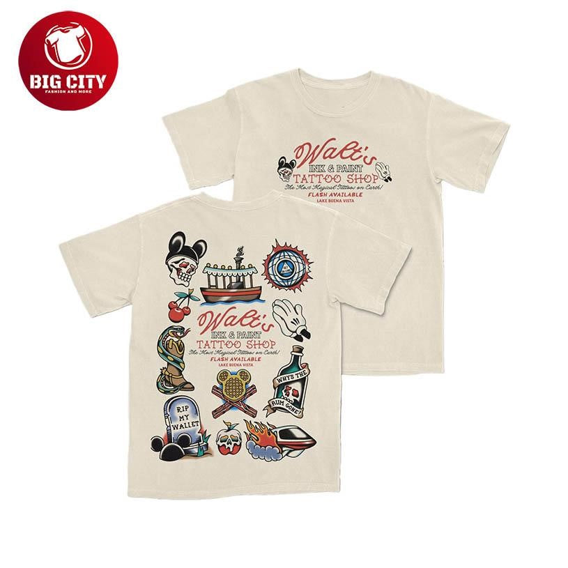 Walts Tattoo 2025 Two Sided Shirt Unisex T-shirt, Sweatshirt, Hoodie, Long Sleeve Tee - T-Shirt, Sweatshirt, Hoodie
