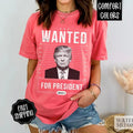 Wanted President Trump Shirt Funny Election Shirt Trump President 2024 Trump Shirt President Shirt 2024 Trump T-Shirts, Hoodie, Sweatshirt - T-Shirt, Sweatshirt, Hoodie