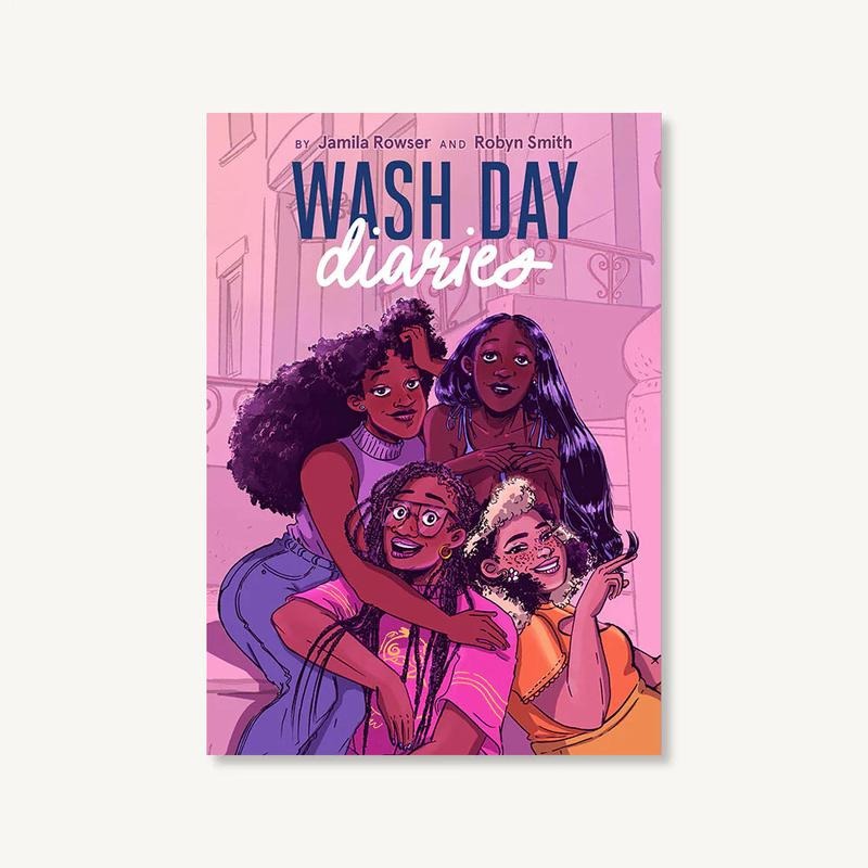 Wash Day Diaries Writer Jamila Rowser Artist Robyn Smith Paperback Novel T-Shirts, Hoodie, Sweatshirt - T-Shirt, Sweatshirt, Hoodie
