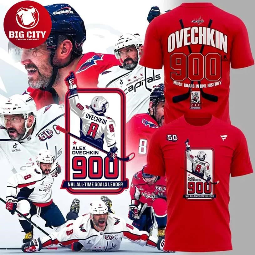 Washington Capitals Alexander Ovechkin NHL All-Time Leading Goal Scorer Cross Sticks Edition Two Sided Shirt - T-Shirt, Sweatshirt, Hoodie