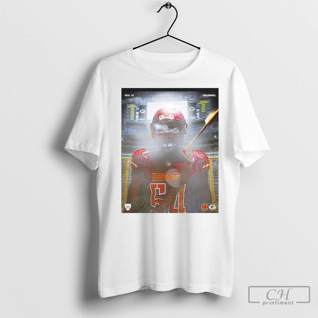 Washington Commanders Vs Green Bay Packers Into Enemy Territory Week 2 Shirt Sweater Unisex T-shirt, Sweatshirt, Hoodie, Long Sleeve Tee - T-Shirt, Sweatshirt, Hoodie