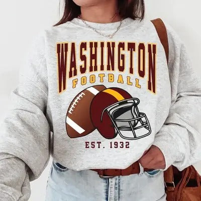 Washington Football Vintage Washington Football Fan Washington Cotton Fit T-Shirts, Hoodie, Sweatshirt - T-Shirt, Sweatshirt, Hoodie
