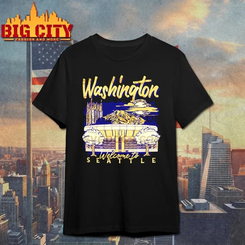 Washington Huskies Welcome To Seattle shirt Unisex T-shirt, Sweatshirt, Hoodie, Long Sleeve Tee - T-Shirt, Sweatshirt, Hoodie