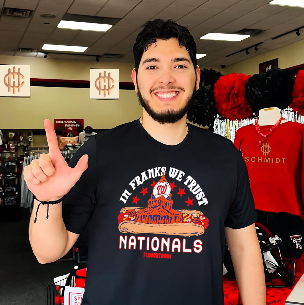 Washington Nationals om Franks we trust Nationals shirt Unisex T-shirt, Sweatshirt, Hoodie, Long Sleeve Tee - T-Shirt, Sweatshirt, Hoodie