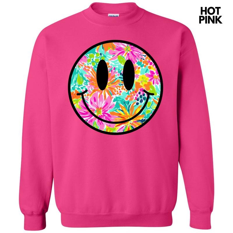 Watercolor Flowers Happy Face 'NLB' T-Shirts, Hoodie, Sweatshirt - T-Shirt, Sweatshirt, Hoodie