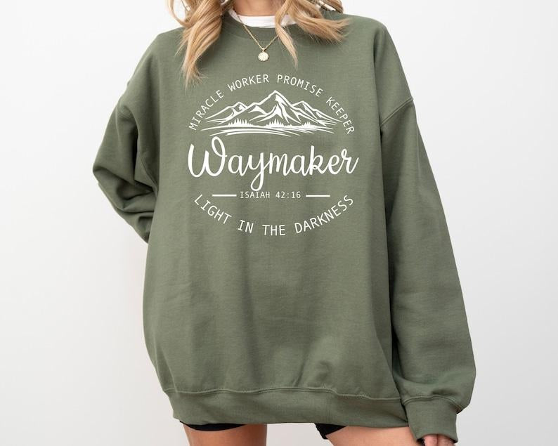 Waymaker Faith Christian Jesus Bible Verse Faith Shirt Christian Christian T-Shirts, Hoodie, Sweatshirt - T-Shirt, Sweatshirt, Hoodie
